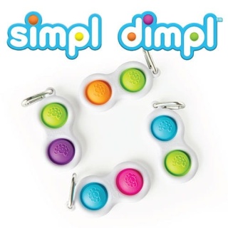 Breloczek Bąbelki Simpl Dimpl Fat Brain Toys