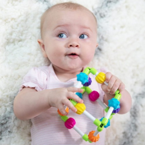 Niemowlę z kostką manipulacyjną Sześcianik Quubi Fat Brain Toy Niemowlę z kostką manipulacyjną Sześcianik Quubi Fat Brain Toy