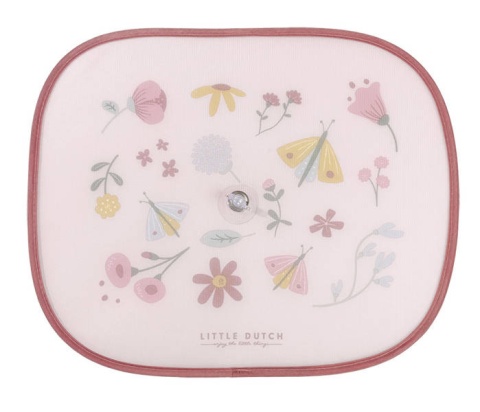 Little Dutch LD Zestaw 2 osłonek przeciwsłonecznych UV Flowers & Butterflies