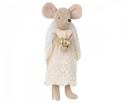 Młoda Para mama i tata MAILEG, Wedding mice couple in box