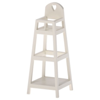 MAILEG Wysokie białe krzesło MY, High chair, MY