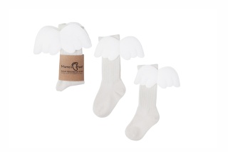 Mama's Feet Podkolanówki Dziecięce - Ecru Aniołek