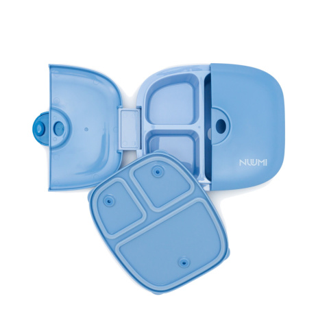 NUUMI Lunchbox z naklejkami, Blue NUUMI Lunchbox z naklejkami, Blue