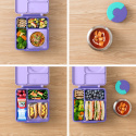 OMIE Lunchbox z termosem, Purple Plum