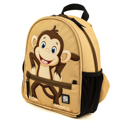 SHELLBAG Plecak do przedszkola i żłobka małpka, Happy monkey