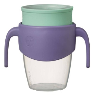 B.BOX Kubek 360 do nauki picia dla dzieci – kubek treningowy niekapek lilac pop