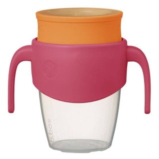 B.BOX Kubek 360 do nauki picia dla dzieci – kubek treningowy niekapek strawberry shake