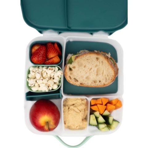 B.BOX Silikonowe pojemniczki na przekąski, 2 szt., Forest