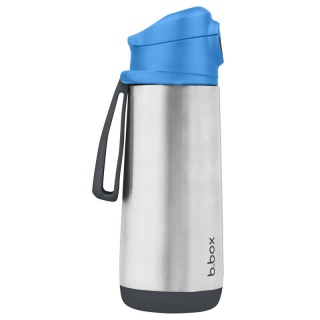 B.BOX butelka termiczna sportowa z ustnikiem 500 ml Blue Slate