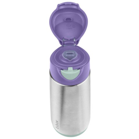 B.BOX butelka termiczna sportowa z ustnikiem 500 ml Lilac Pop B.BOX butelka termiczna sportowa z ustnikiem 500 ml Lilac Pop