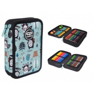 Coolpack Piórnik podwójny z wyposażeniem JUMPER 2 SHOPPY