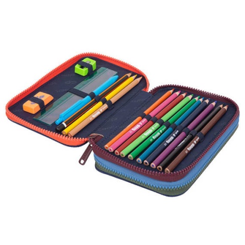 Piórnik Rozkładany podwójny z wyposażeniem JUMPER 2 SPACE ADVENTURE CoolPack