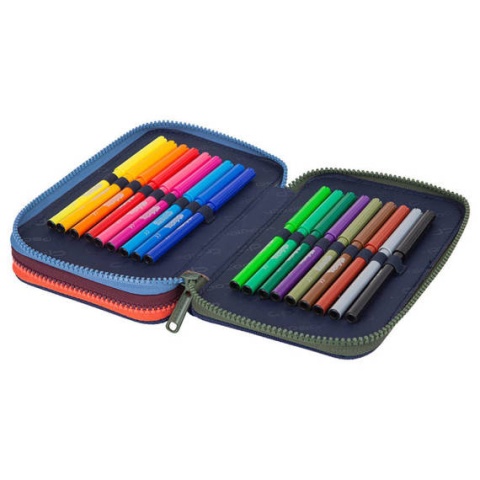 Piórnik Rozkładany podwójny z wyposażeniem JUMPER 2 SPACE ADVENTURE CoolPack