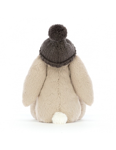 JELLYCAT Króliczek Beżowy w Czapce Khaki 18 cm