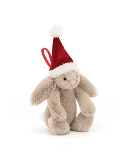 JELLYCAT Króliczek w Czapce Mikołaja Zawieszka 13 cm