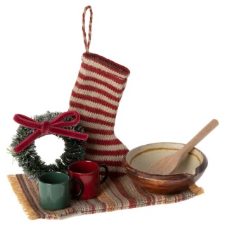 Dekoracja bożonarodzeniowa Maileg - Cosy christmas set, zestaw świąteczny