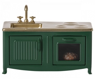 Ciemnozielona kuchnia dla myszek Maileg Dark Green