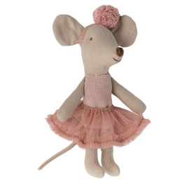 MAILEG Myszka Ballerina mouse, Little sister - Rose