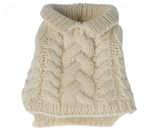 MAILEG Sweterek dla pieska, Off white