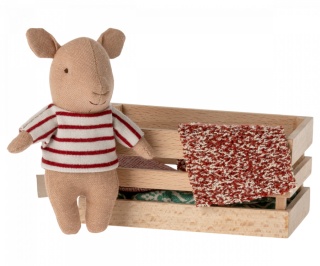 MAILEG Świnka - Pig in box, Baby - Girl