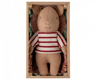 MAILEG Świnka - Pig in box, Baby - Girl