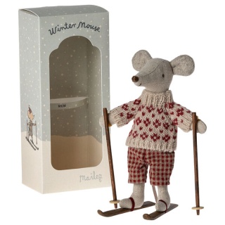 MAILEG Winter mouse, Mum