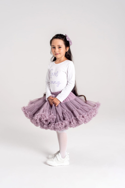 Spódniczka Pettiskirt Manufaktura Falbanek - Wrzos Spódniczka Pettiskirt Manufaktura Falbanek - Wrzos