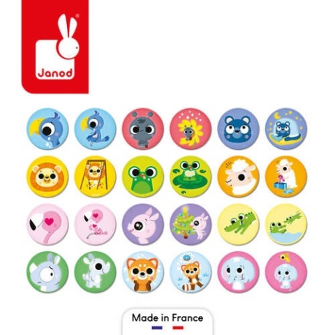 Gra memory Janod Emocje - 24 elementy