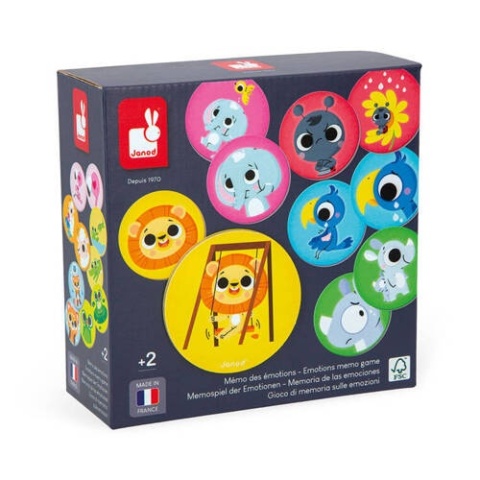 Gra memory Janod Emocje - 24 elementy