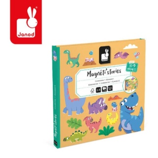 Mini magnetyczna układanka Janod - Dinozaury
