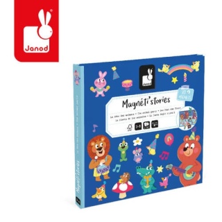 Mini magnetyczna układanka Janod - Przyjęcie w lesie