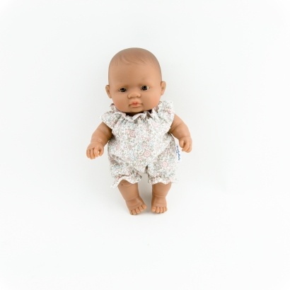 Przytullale Ubranko Miniland Baby 21 cm kombinezon pastelowa łączka