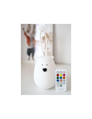 Lampka nocna Biały Miś do zawieszania Rabbit & Friends
