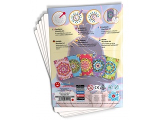 Album do kolorowania magicznym piaskiem Mandala Sabbiarelli