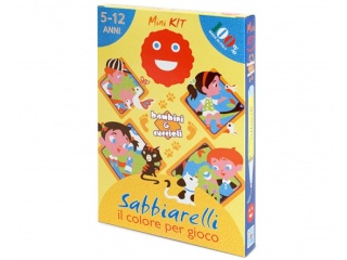 SABBIARELLI Zestaw do kolorowania piaskiem Kids & Pets 5l+