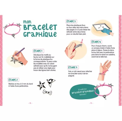 Auzou Zestaw DIY Kreatywna biżuteria termokurczliwa