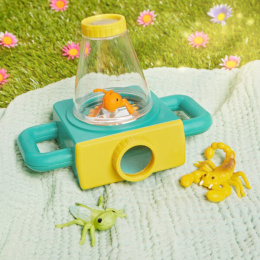 B.toys Little Explorer Pack – zestaw małego miłośnika owadów – z MIKROSKOPEM i NAKLEJKAMI
