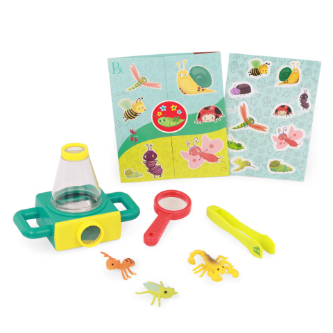 Zestaw małego miłośnika owadów z mikroskopem i naklejkami B.toys Little Explorer Pack Zestaw małego miłośnika owadów z mikroskopem i naklejkami B.toys Little Explorer Pack