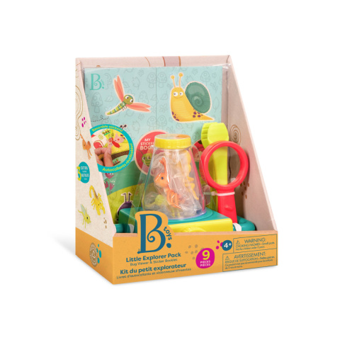 Zestaw małego miłośnika owadów z mikroskopem i naklejkami B.toys Little Explorer Pack Zestaw małego miłośnika owadów z mikroskopem i naklejkami B.toys Little Explorer Pack