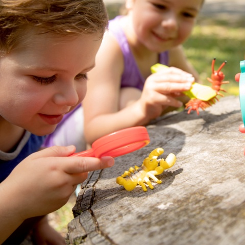 B.toys Little Explorer – zestaw małego BADACZA – do łapania owadów i obserwacji przyrody, z lornetką