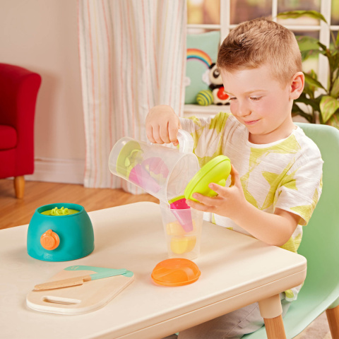 Blender z owocami i akcesoriami B.toys Mini Chef – Fruity Smoothie Playset