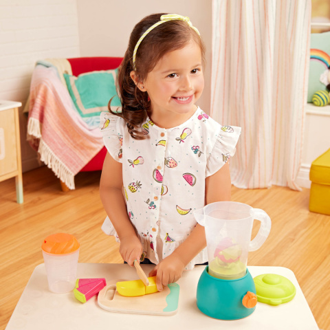 Blender z owocami i akcesoriami B.toys Mini Chef – Fruity Smoothie Playset