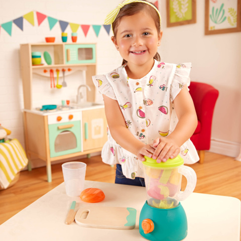 Blender z owocami i akcesoriami B.toys Mini Chef – Fruity Smoothie Playset