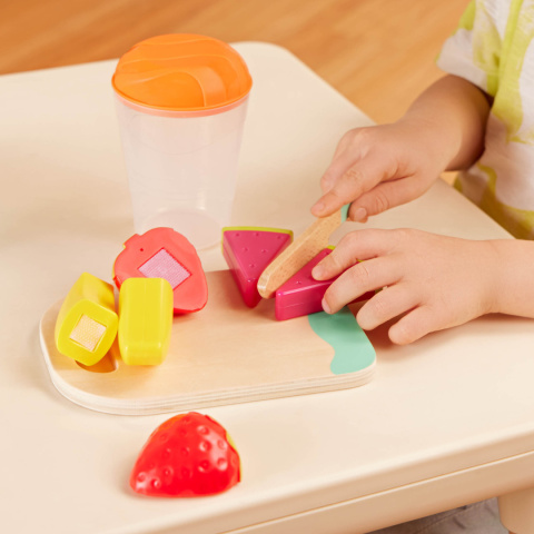 Blender z owocami i akcesoriami B.toys Mini Chef – Fruity Smoothie Playset