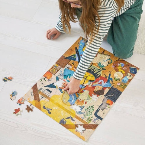 JANOD Puzzle w walizce Czary 200 elementów 7+