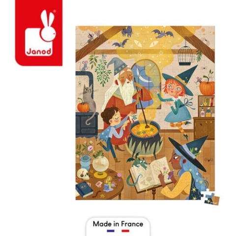 JANOD Puzzle w walizce Czary 200 elementów 7+