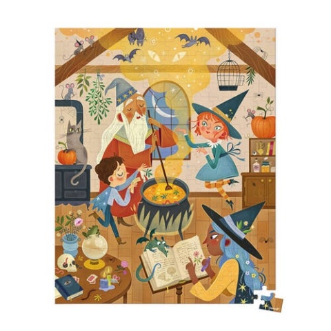 JANOD Puzzle w walizce Czary 200 elementów 7+