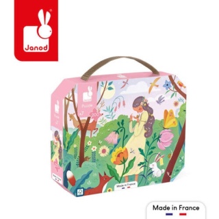 Puzzle w walizce Janod Matka natura - 200 elementów