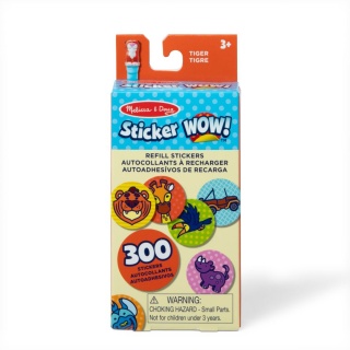 Sticker wow - 300 naklejek Tygrys - uzupełnienie do stempelków - Melissa&Doug