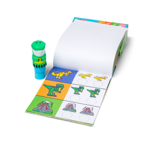 Stempelki z naklejkami i książeczką Dinozaury - Sticker WOW! - Melissa&Doug Stempelki z naklejkami i książeczką Dinozaury - Sticker WOW! - Melissa&Doug